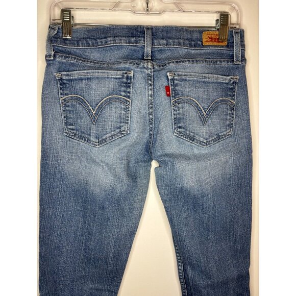 LEVI'S JEANS Genuinely Crafted Juniors 7M Denim 5 Pocket Red Tag Stretch - Picture 2 of 10